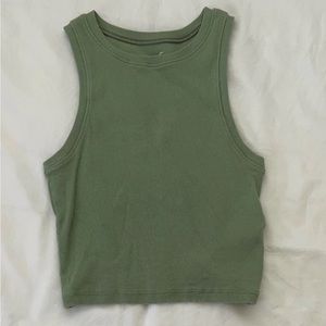 Green Hollister tank top size xs
